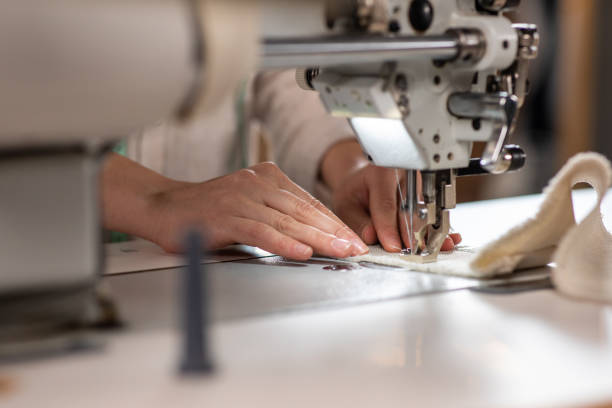 Détail de broderie fait main